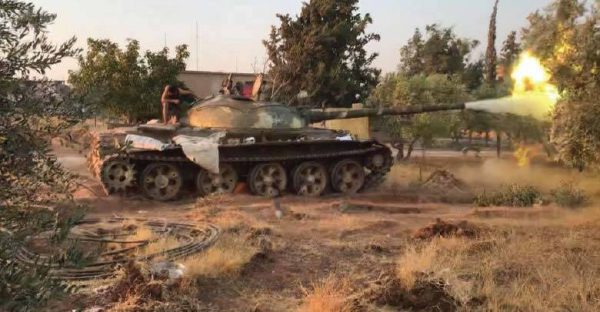 نیروهای ارتش سوریه در ۷۰۰ متری بزرگراه بین المللی «دمشق - حلب» / درگیریهای سنگین در حومه غربی شهر خان شیخون نیروهای ارتش سوریه در ۷۰۰ متری بزرگراه بین المللی «دمشق – حلب» / درگیریهای سنگین در حومه غربی شهر خان شیخون