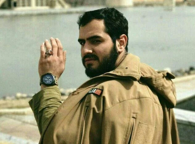 آخرین تصویر ثبت شده از صورت نورانی شهید مدافع حرم "وحید فرهنگی والا" در معراج شهدا