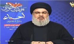نصرالله: محور مقاومت زمان کافی پیدا کرده که به درگیری با اسرائیل متمرکز شود