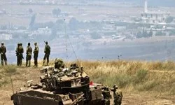 رژیم صهیونیستی در مرز جولان ادوات زرهی مستقر کرد