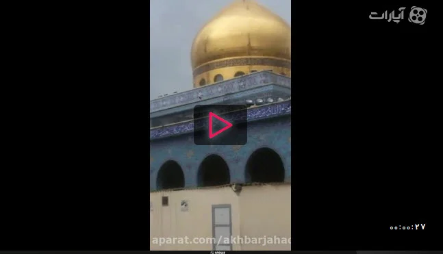 فیلم - بارش باران در زینبیه
