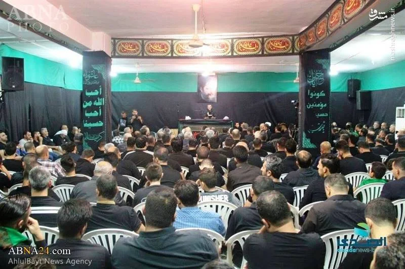 عکس/ مراسم عزاداری در نزدیکی مرز اسرائیل