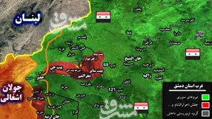 روز سیاه تروریست‌ها: از دستگیری مغز متفکر تروریست‌ها در غوطه شرقی تا هلاکت ۸ فرمانده ارشد جبهه النصره در غوطه غربی دمشق + نقشه میدانی