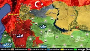 آخرین تحولات میدانی حلب و ادلب؛ ۱۸ کیلومتر تا محاصره تروریست ها در جنوب و جنوب غرب استان حلب؛ بازگشایی مسیر جدید حماه - حلب در دستور کار نیروهای جبهه مقاومت + نقشه میدانی