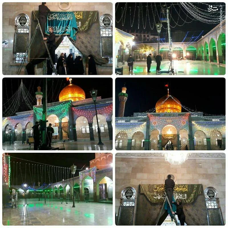 عکس/ حرم حضرت زینب(س) در آستانه ولادت