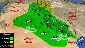 حملات سنگین هسته‌های خاموش داعش در دروازه جنوب غرب شهر کرکوک/ شهادت ۲ تن از نیروهای بسیج مردمی درحومه منطقه راهبردی «الحویجه» + نقشه میدانی