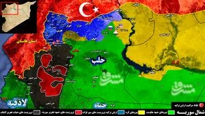 آخرین تحولات میدانی شمال سوریه/ ضربات سنگین به تروریست‌های هیات تحریرالشام در جنوب استان ادلب + نقشه میدانی و عکس