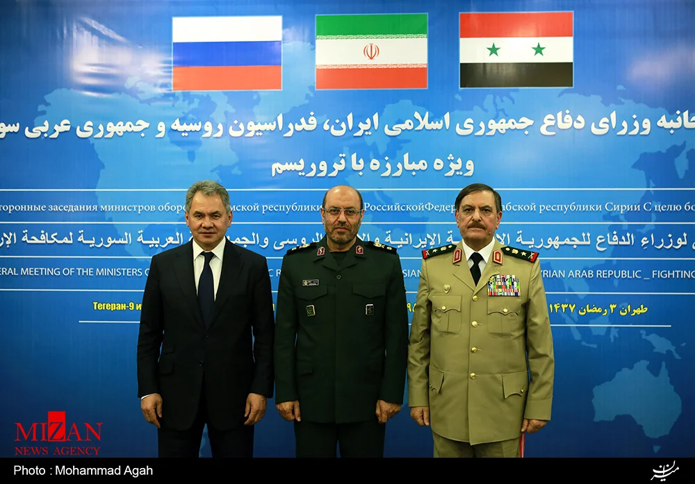 عملیات آزادسازی مرکز اصلی داعش روی میز وزرای دفاع روسیه، ایران و سوریه قرار گرفت