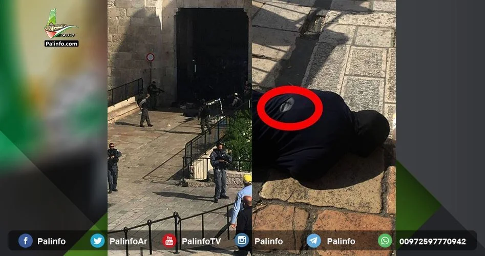 شهادت مادر شهید "مصطفی نمر" به ضرب گلوله عناصر پلیس رژیم صهیونیستی
