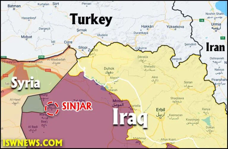 ورود دوباره حشدالشعبی به سنجار برای مقابله با حمله ترکیه!