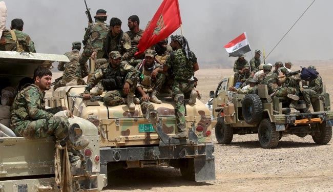 پیشروی ۲۰ کیلومتری نیروهای عراقی در اطراف شهر سامرا