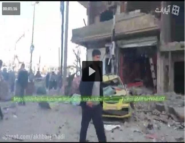 انفجار در منطقه سیده زینب دمشق+فیلم