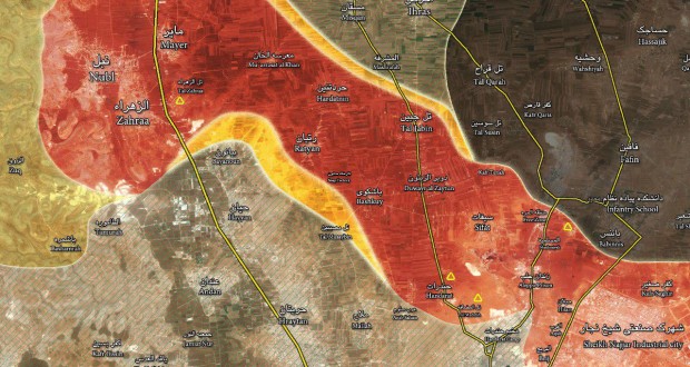 نقشه شمال حلب