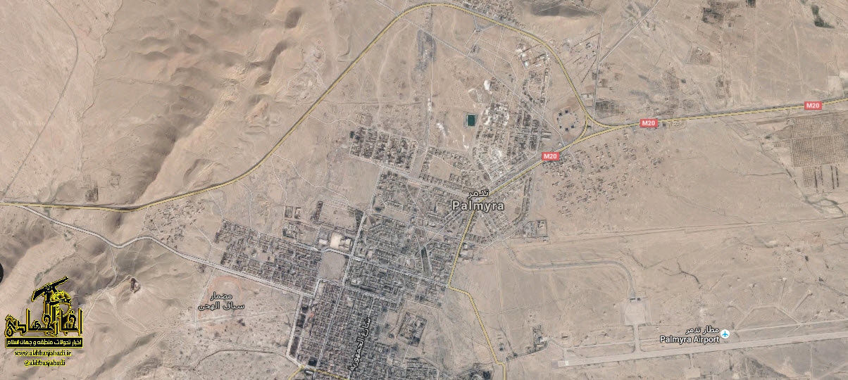 چه مقدار از شهر تدمر به دست داعش مین‎گذاری شده است؟