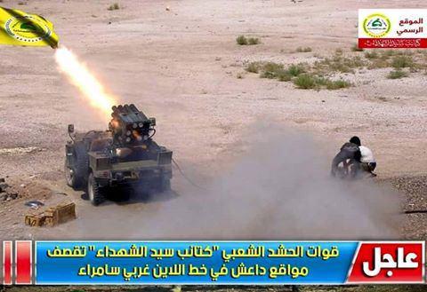 عراقی‌ها مواضع داعش را در ورودی‌های موصل بمباران کردند