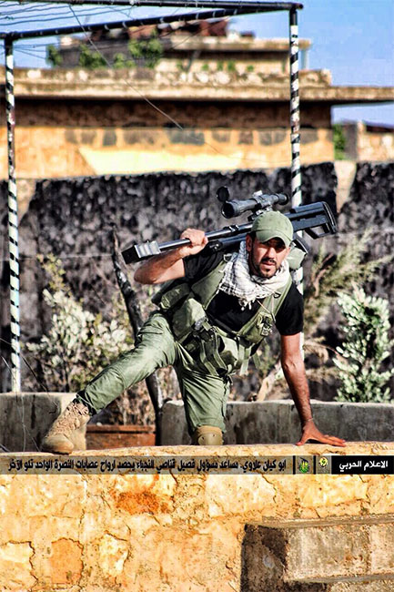 قاتل تروریست‌های داعش در فلوجه/عکس