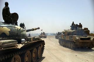 پیشروی ارتش سوریه در جنوب دیرالزور