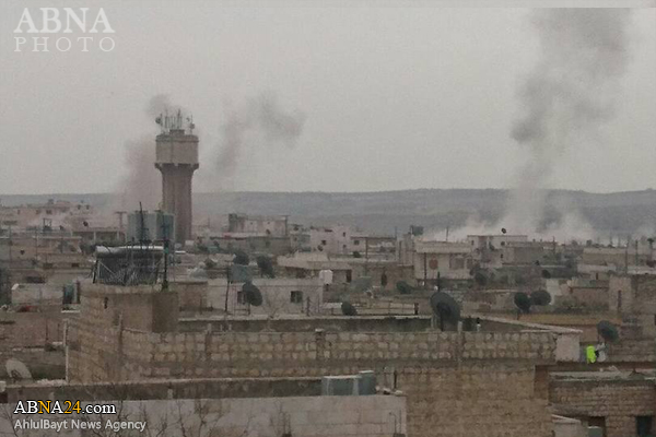 حمله موشکی تروریست‌ها به شهر شیعه‌نشین الزهرا سوریه + عکس