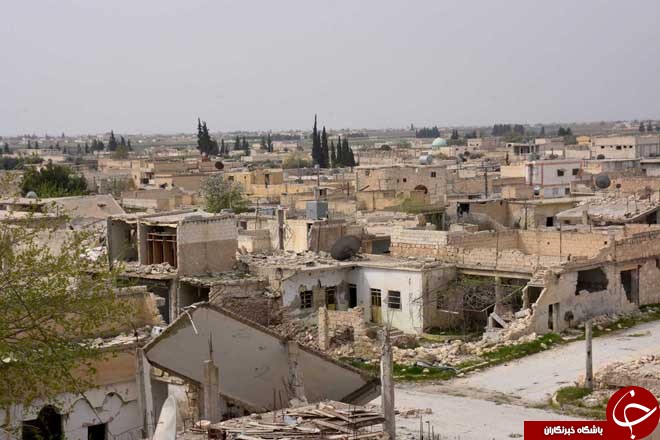 گزارش تصویری شهر تازه آزاد شده دیرحافر در حومه حلب