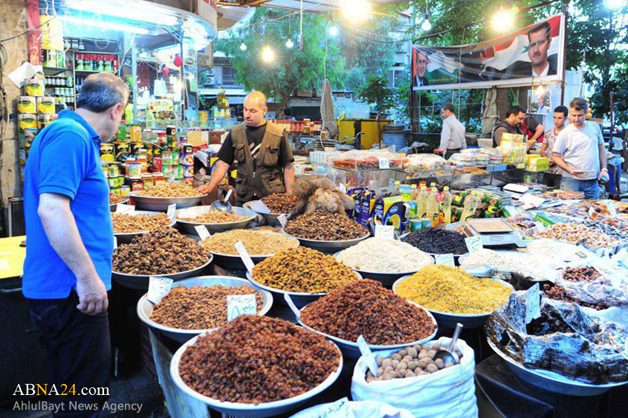 گزارش تصویری/ بازارهای پایتخت سوریه در ماه مبارک رمضان