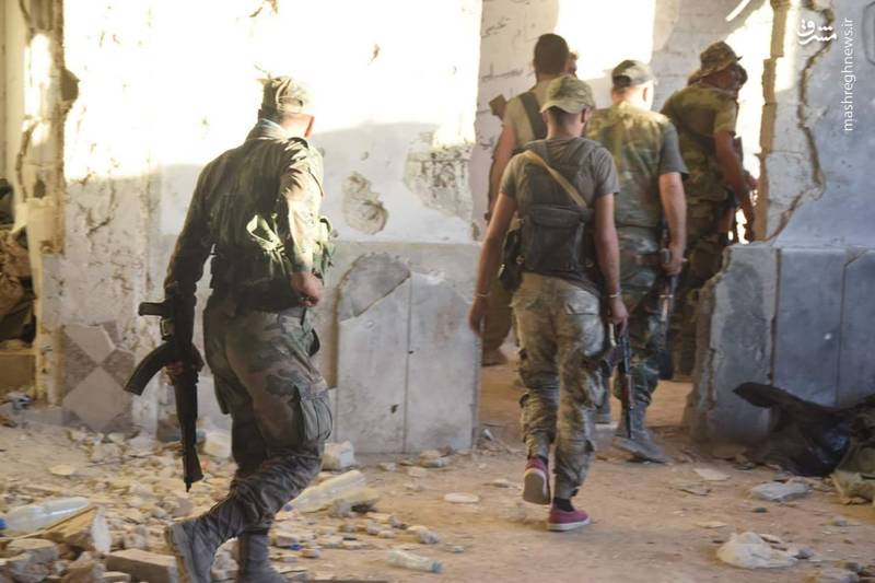 نبرد سنگین در مثلث مرگ دمشق؛ جنگ زیر زمینی در غوطه شرقی دمشق ادامه دارد + تصاویر
