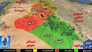 تحولات عراق از روزهای سخت سال ۹۳ تا تابستان آرام ۹۶ ؛ چه مناطقی از عراق همچنان در اشغال داعش است؟ + نقشه میدانی