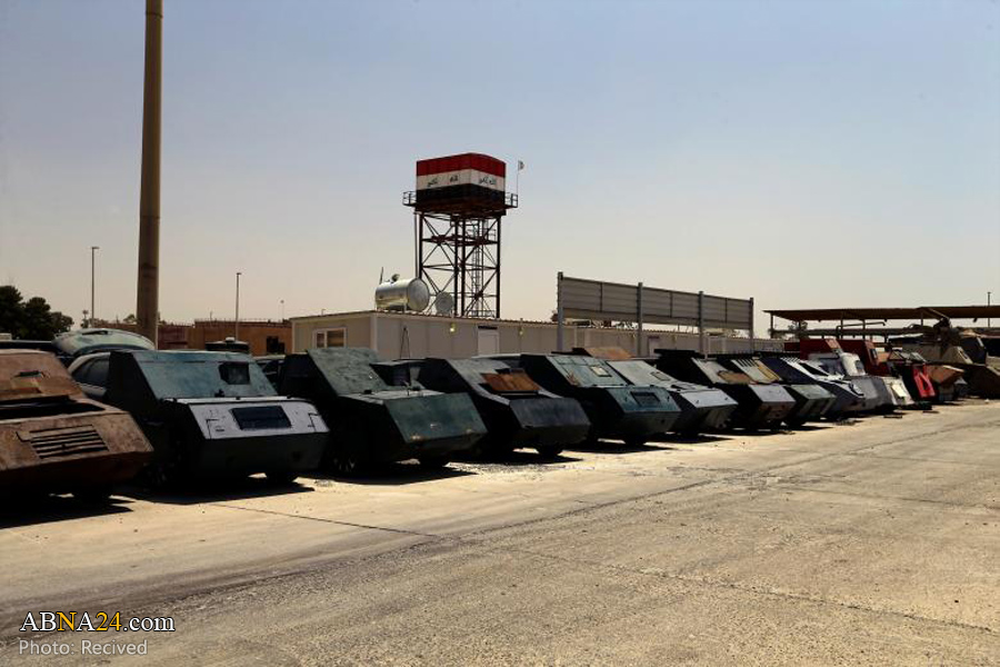 نمایشگاه خودروهای انتحاری داعش در موصل