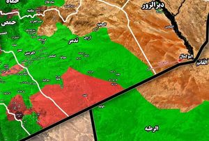 نیروهای سوری وارد مزارع غربی شهر السخنه شدند+ نقشه میدانی