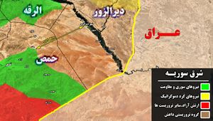 گام بزرگ نیروهای سوری برای شکست حصر حومه فرودگاه دیرالزور + نقشه میدانی