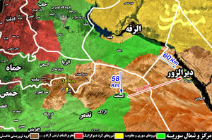پاکسازی ۵ هزار کیلومتر مربع از مساحت آلوده استان رقه؛ نیروهای متحد به ۲ کیلومتری بزرگترین پایگاه داعش رسیدند+ نقشه میدانی