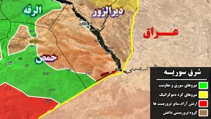 تثبیت مواضع نیروهای متحد در شهرک الطیبه؛ ۱۶ کیلومتر تا محاصره داعش در مرکز سوریه +نقشه میدانی
