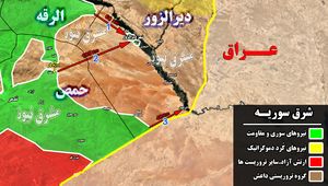آخرین پایگاه تروریست‌های داعش در سوریه چگونه پاکسازی می‌شود؟ / سه محور عملیاتی جبهه مقاومت برای آزادی استان دیرالزور + نقشه میدانی عملیات