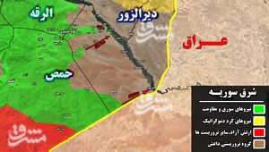 نیروهای سوری به ۵ کیلومتری شهر دیرالزور رسیدند/ شمارش معکوس برای شکست محاصره دیرالزور به صدا در آمد +عکس و نقشه میدانی