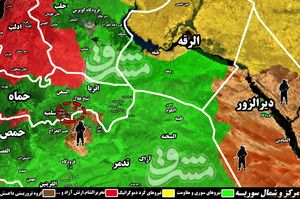 شلاق مرگ به داعش در شرق استان حماه/ تروریست ها در آستانه تارومار شدن + نقشه میدانی