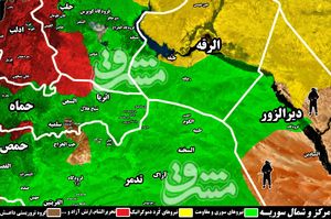مساحت تحت اشغال داعش در مرکز سوریه چقدر است؟ + نقشه میدانی