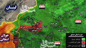 « کفر حوار» نخستین ایستگاه نیروهای جبهه مقاومت برای پاکسازی جنوب غرب دمشق + نقشه میدانی