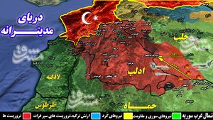 آغاز عملیات پاکسازی مهم‌ترین پایگاه تروریست‌های جبهه النصره در شمال حماه/ هلاکت ۴ فرمانده ارشد میدانی + نقشه میدانی