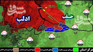 شکست‌های سنگین جبهه النصره در شمال استان حماه؛ تروریست‌های داعش به ۶ کیلومتری مرزهای استان ادلب رسیدند + نقشه میدانی