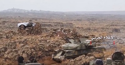 نیروهای سوریه و حزب‌الله در ۴ کیلومتری ارتش اسرائیل