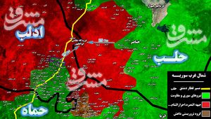شهرک راهبردی سنجار در جنوب استان ادلب آزاد شد +نقشه میدانی