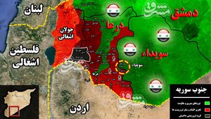 تلاش جبهه النصره برای فرار از شکست‌ها در شمال سوریه/ حملات تروریست‌ها برای نفوذ به شاهرگ حیاتی استان السویدا ناکام ماند + نقشه میدانی