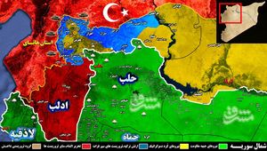 سقوط « جندیرس، شران و شیخ حدید در شمال استان حلب؛ نیروهای ارتش ترکیه و تروریست ها به ۶ کیلومتری عفرین رسیدند + نقشه میدانی و تصاویر