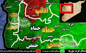 آغاز عملیات بزرگ برای پاکسازی شمال استان حمص و جنوب استان حماه + نقشه میدانی