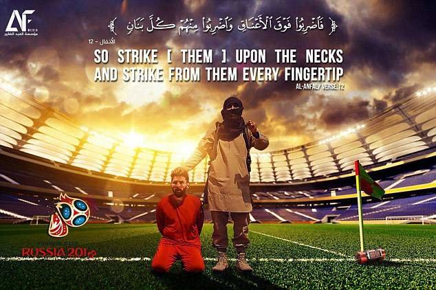 داعش جام جهانی روسیه، مسی و رونالدو را تهدید کرد + عکس