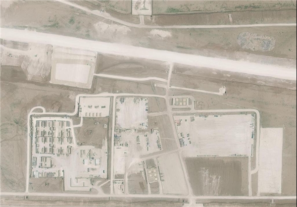 تصاویری از «موقعیت افشانشده» پایگاه هوایی تازه‌ تأسیس آمریکا در شمال سوریه