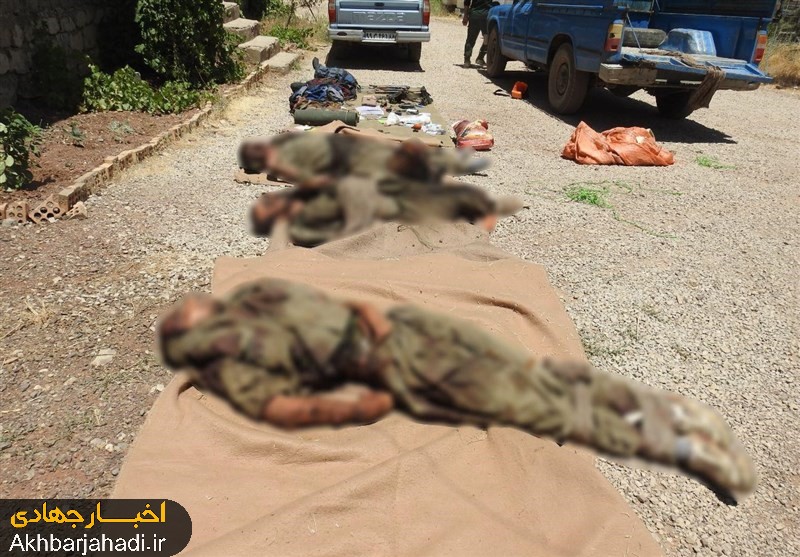 اولین تصاویر از تروریست‌های به‌ هلاکت‌ رسیده توسط نیروی زمینی سپاه