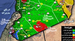 ائتلاف ۵۰ هزار نفری تروریست‌ها برای متوقف کردن پیشروی ارتش سوریه در درعا/ آخرین اولتیماتوم ارتش سوریه به تروریست‌ها +نقشه میدانی