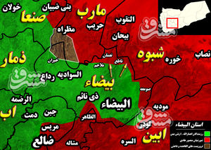 آخرین تحولات میدانی استان البیضاء یمن؛ « ناطع و قانیه»، گورستان‌هایی برای نیروهای شورشی + نقشه میدانی