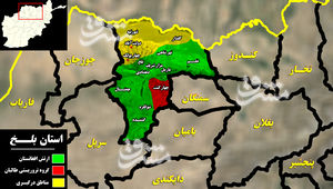 آخرین تحولات میدانی استان «بلخ» در شمال شرق افغانستان/ «تانه و چاهی» به کنترل طالبان درآمدند + نقشه میدانی و تصاویر