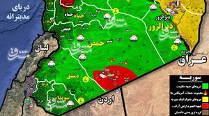 جزئیات حمله موشکی شب گذشته نیروهای آمریکایی به مواضع ارتش سوریه در منطقه التنف + نقشه میدانی